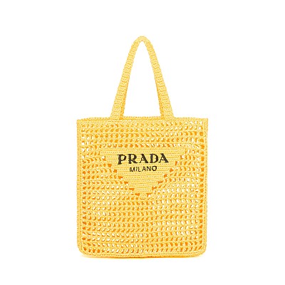 [스페셜오더]PRADA-1BG393 프라다 화이트 라피아 토트 백