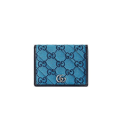 GUCCI-466492 6705 구찌 라이트 핑크 GG 마몽 카드 케이스 지갑