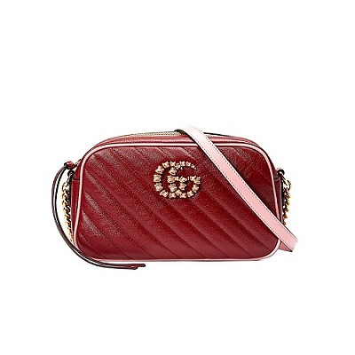 [스페셜오더]GUCCI-447632 5554 구찌 GG 마몽 스몰 마틀라세 숄더백