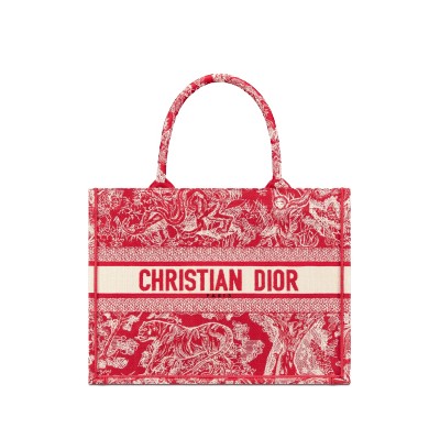 [스페셜오더]CHRISTIAN DIOR-M1296 디올 CLAY 메쉬 자수 스몰 BOOK TOTE 백