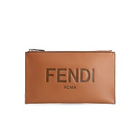 [스페셜오더]FENDI-8N0178 펜디 브라운 라지 플랫 파우치