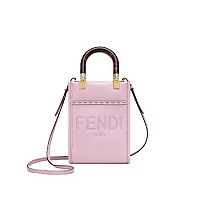 [스페셜오더]FENDI-8BS051 펜디 베이지 브레이디드 스트로 미니 선샤인 쇼퍼 백