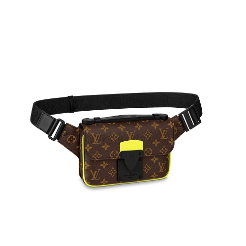 [스페셜오더]LOUIS VUITTON-M45864 루이비통 형광 옐로우 모노그램 마카사르 S 락 슬링 백