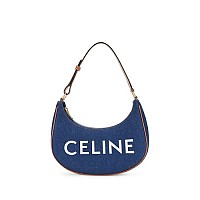 CELINE-114493 셀린느 블랙 카프스킨 트리옹프 미디엄 아바 핸드백 24cm