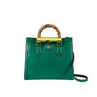 [스페셜오더]GUCCI-660195 1175 구찌 블랙 크로커다일 다이애나 뱀부 핸들 스몰 토트백