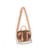 [스페셜오더]LOUIS VUITTON-N50063 루이비통 블랙 다미에 에벤 발리젯 수플 BB