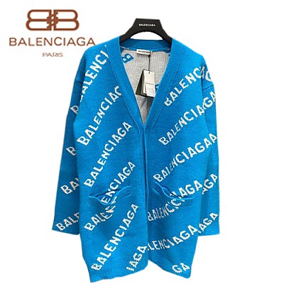 BALENCIAGA-09273 발렌시아가 핑크 니트 코튼 가디건 남여공용