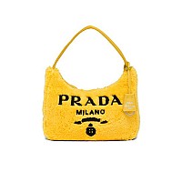 [스페셜오더]PRADA-1NE515 프라다 블랙 인공 크리스탈 사틴 미니 호보 백