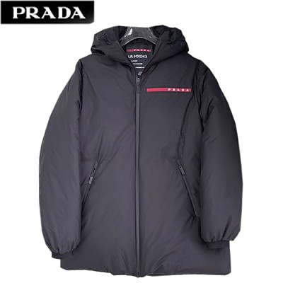 PRADA-102414 프라다 블랙 나일론 패딩 남성용