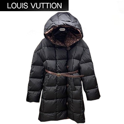 LOUIS VUITTON-10293 루이비통 베이지 모노그램 디테일 롱 패딩 여성용