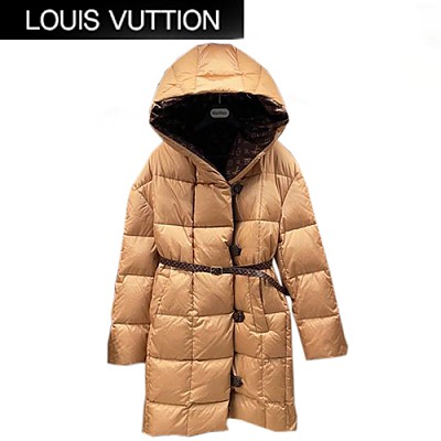 LOUIS VUITTON-10292 루이비통 블랙 모노그램 디테일 롱 패딩 여성용