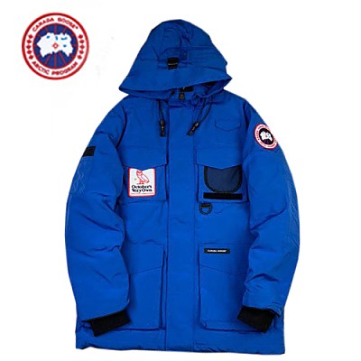 CANADA GOOSE-11146 캐나다구스 블랙 패치 장식 패딩 남성용