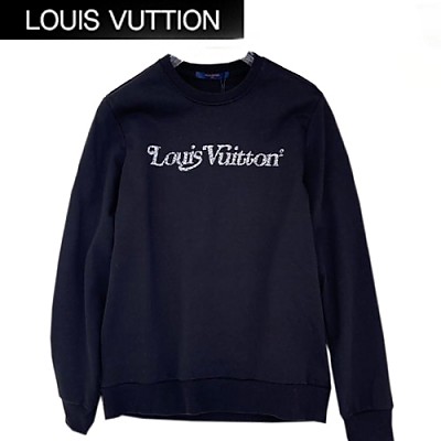 LOUIS VUITTON-11175 루이비통 화이트 프린트 장식 스웨트셔츠 남성용