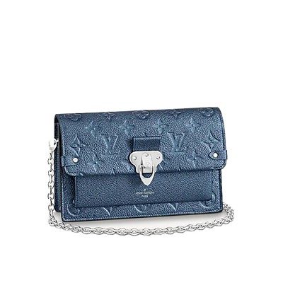 [스페셜오더]LOUIS VUITTON-M59077 루이비통 블루 모노그램 앙프렝뜨 바뱅 체인 월릿