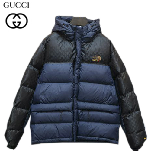 GUCCI-11191 구찌 네이비 더블 G 디테일 구찌 X 노스페이스 콜라보 패딩 남성용