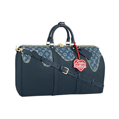 [스페셜오더]LOUIS VUITTON-N50059 루이비통 블루 다미에 솔트 키폴 반둘리에 50