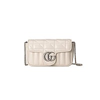 [스페셜오더]GUCCI-476433 4340 구찌 GG 마몽 블루 가죽 수퍼 미니백