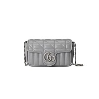 [스페셜오더]GUCCI-476433 4340 구찌 GG 마몽 블루 가죽 수퍼 미니백