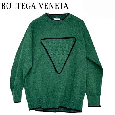 BOTTEGA VENETA-12214 보테가 베네타 블랙 니트 코튼 스웨터 남성용