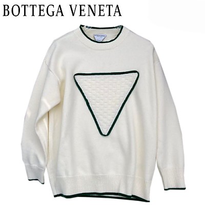 BOTTEGA VENETA-12214 보테가 베네타 블랙 니트 코튼 스웨터 남성용