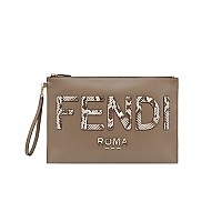 [스페셜오더]FENDI-8N0178 펜디 브라운 라지 플랫 파우치