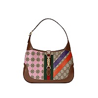 [스페셜오더]GUCCI-636706 9864 구찌 버건디 GG 재키 1961 스몰 호보백