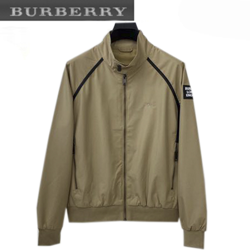 BURBERRY-11186 버버리 베이지 패치 장식 바람막이 쟈켓 남성용