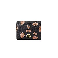 [스페셜오더]GUCCI-456126 9888 구찌 화이트 GG 마몽 베리 카드 케이스 월릿