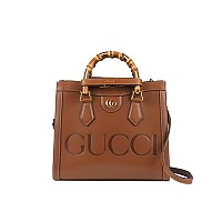 [스페셜오더]GUCCI-660195 1175 구찌 블랙 크로커다일 다이애나 뱀부 핸들 스몰 토트백