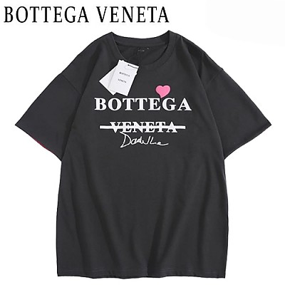 BOTTEGA VENE**-031013 보테가 베네타 화이트 프린트 장식 티셔츠 남여공용