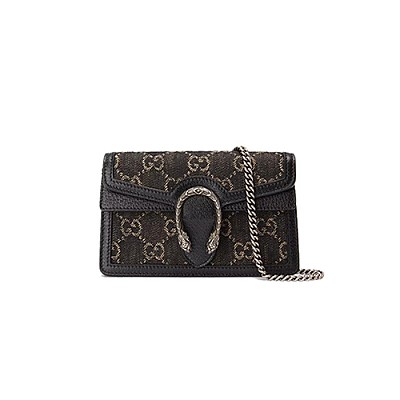 [스페셜오더]GUCCI-476432 4483 구찌 블루 디오니서스 오가닉 GG 데님 수퍼 미니 백