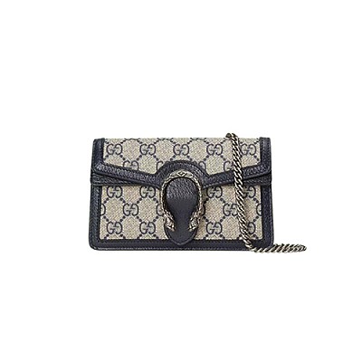 [스페셜오더]GUCCI-476432 4483 구찌 블루 디오니서스 오가닉 GG 데님 수퍼 미니 백