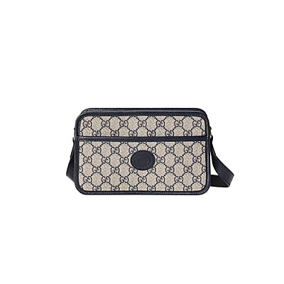 GUCCI-‎‎‎658572 구찌 베이지/에보니 인터로킹 G 미니 숄더백 22.5cm