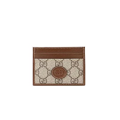 [스페셜오더]GUCCI-673002 1000 구찌 블랙 인터로킹 G 디테일 카드 케이스