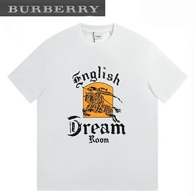 BURBERRY-04196 버버리 블랙 프린트 장식 티셔츠 남성용