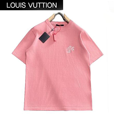 LOUIS VUITTON-042916 루이비통 화이트 아플리케 장식 티셔츠 남여공용