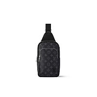 LV-N45303 루이비통 블랙 다미에 인피니 에비뉴 슬링 백 20cm