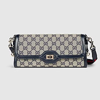 [스페셜오더]Gucci-‎790038 구찌 베이지/블루 GG 루체 미니 숄더백