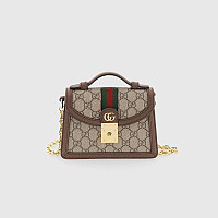 [스페셜오더]Gucci-696180 구찌 블랙 데님 오피디아 GG 미니 숄더백 17cm