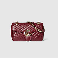 GUCCI-443497 4143 구찌 블루 GG 데님 GG 마몽 스몰 숄더백