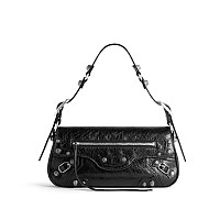 BALENCIAGA-771670 발렌시아가 화이트 LE CAGOLE XS 슬링 백 23cm