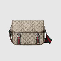 GUCCI-‎760123 구찌 블랙 크리스탈 GG 인터로킹 메신저백 27cm