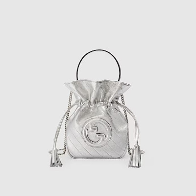 GUCCI-760313 구찌 블랙 블론디 미니 버킷백 15cm