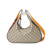 GUCCI-‎702823 구찌 베이지/블루 아따슈 미디엄 숄더백 35cm