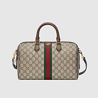 GUCCI-‎772061 구찌 베이지/에보니 오피디아 GG 스몰 탑 핸들백 26.5cm