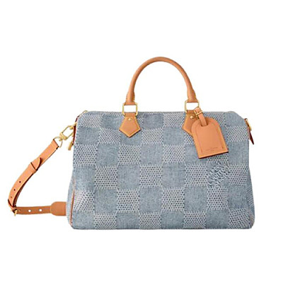 [스페셜오더]LOUIS VUITTON-M43697 루이비통 모노그램 잉크 캔버스 업사이드 다운 스피디 반둘리에 40