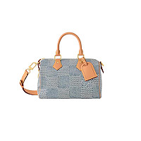 LOUIS VUITTON-N40691 루이비통 블루 다미에 헤리티지 스피디 반둘리에 25