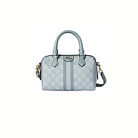 GUCCI-772053 구찌 베이지/에보니 오피디아 GG 미니 탑 핸들백 21.5cm