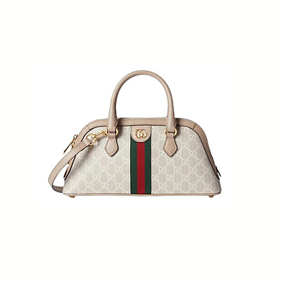 GUCCI-795249 구찌 베이지/에보니 오피디아 스몰 탑 핸들백 31.5cm