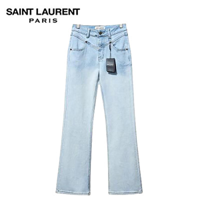 SAINT LAURENT-07218 생 로랑 라이트 블루 청바지 여성용